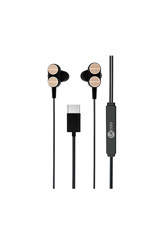 Lenovo Lecoo Eh102 Silikonlu Mikrofonlu Type C Kablolu Kulaklık Siyah