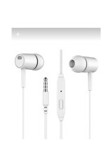 Japanex Silikonlu Mikrofonlu 3.5 Mm Jak Kablolu Kulaklık Siyah