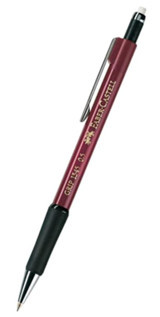 Faber-Castell Grip 1345-1347 Silgili Metal Metalik Bordo 0.5 mm Versatil Kalem