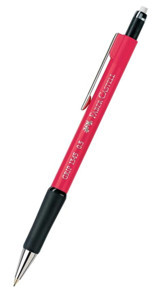 Faber-Castell Grip 1345 Silgili Metal Metalik Kırmızı 0.5 mm Versatil Kalem