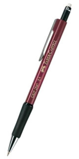 Faber-Castell Grip 1345 Silgili Metal Metalik Bordo 0.5 mm Versatil Kalem
