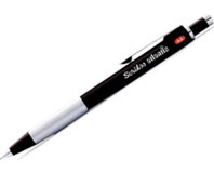 Scrikss Atlantis Silgili Krom Metalik Siyah 0.5 mm Versatil Kalem
