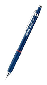 Rotring Rapid Silgili Krom Metalik Mavi 0.7 mm Versatil Kalem