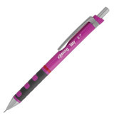 Rotring Tikky 2007254 Silgili Krom Metalik Mor 0.7 mm Versatil Kalem