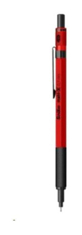 Scrikss Matri-X Silgili Metal Metalik Kırmızı 0.7 mm Versatil Kalem