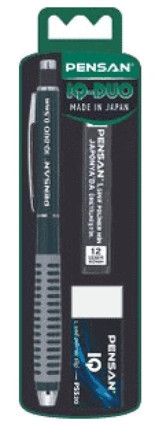 Pensan Iq Duo Silgili Metal Metalik Yeşil 0.5 mm Versatil Kalem