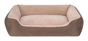 Pet Comfort Bravo Duo Yıkanabilir Büyük Irk İç Mekan Köpek Yatağı Bej-Kahverengi
