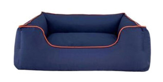 Pet Comfort Alpha Yıkanabilir Büyük Irk İç Mekan Köpek Yatağı Lacivert-Turuncu