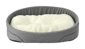 Pet Comfort Porto Yıkanabilir Küçük-Orta Irk İç Mekan Köpek Yatağı Gri