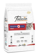 Felicia Kuzu Etli Tahıllı Yetişkin Kuru Kedi Maması 6x400 gr