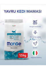 Monge Daily Line Tavuk Az Tahıllı Yavru Kuru Kedi Maması 1.5 kg