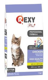 Rexy Plus Tavuk Az Tahıllı Yavru Kuru Kedi Maması 1 kg