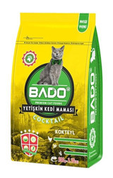 Bado Kokteyl Karışık Az Tahıllı Yetişkin Kuru Kedi Maması 1.5 kg