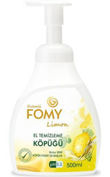 Fomy Limonlu Alkolsüz Nemlendiricili Köpük 500 ml Sıvı Sabun