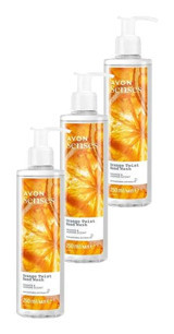 Avon Senses Portakal-Yasemin Organik Nemlendiricili 3'lü 250 ml Sıvı Sabun