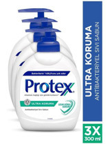 Protex Ultra Koruma Antibakteriyel Antibakteriyel 3'lü 300 ml Sıvı Sabun