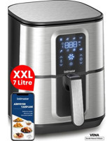 Goldmaster GM-8404 Vena XXL Airfryer 7 lt Yağsız İnox Sıcak Hava Fritözü