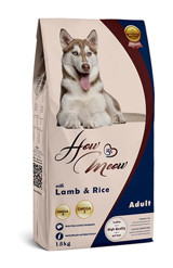 How Meow Kuzu Eti-Pirinç Tüm Irklar Yetişkin Köpek Maması 15 kg