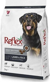 Reflex Kuzu Etli-Pirinçli Yetişkin Köpek Maması 3 kg