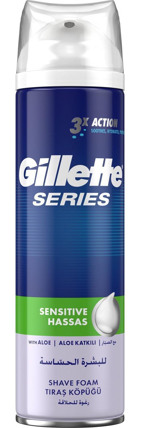 Gillette Sensitive Hassas Ciltler İçin Tıraş Köpüğü 250 ml