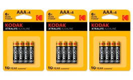 Kodak Xtralife 9 V Alkalin AAA / İnce Kalem Pil 12'li