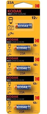 Kodak Max Super 23A 12 V Alkalin Pil 5'li
