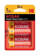 Kodak Super Heavy Duty LR20 1.5 V Çinko D / Büyük Pil 2'li