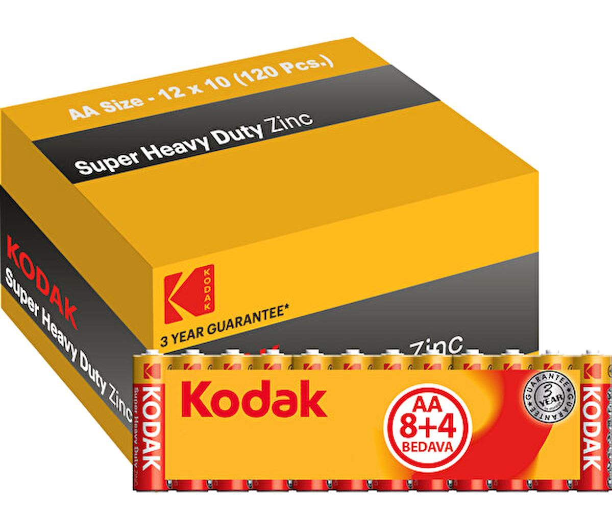 Kodak Super Heavy Duty 1.5 V Çinko AA / Kalem Pil 120'li