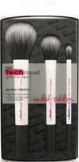 Real Techniques Duo Fiber Collection 3'lü Allık Far Makyaj Fırçası Seti
