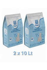 Fresh Paty Topaklanan İnce Taneli Aktif Karbonlu Bentonit Kedi Kumu 2x10 lt