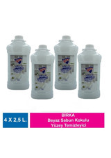 Birka Beyaz Sabun Kokulu Yüzey Temizleyici 4x2.5 lt