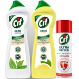 Cif Krem Limonlu ve Amonyaklı Yüzey Temizleyici 2x750 ml