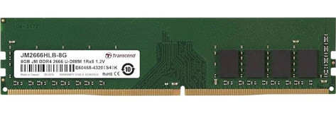 Transcend JM2666HLB-8G 8 GB DDR4 1x8 2666 MHz Ram
