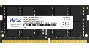 Netac Basic NTBSD4N26SP-08 8 GB DDR4 1x8 2666 MHz Ram
