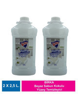 Birka Beyaz Sabun Kokulu Yüzey Temizleyici 2x2.5 lt