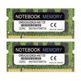 Fegtrty 4 GB DDR2 2x2 667 MHz Ram