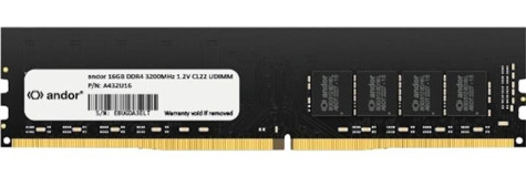 Andor A432U16 16 GB DDR4 1x16 3200 MHz Ram
