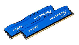 Kingston Hyperx Fury Blue HX316C10F/8 16 GB DDR3 2x8 1600 MHz Ram