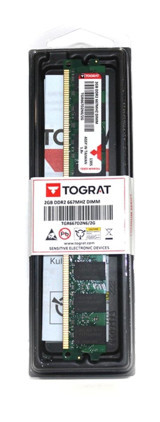 Oem TOGRAT 2 GB DDR2 1x2 667 MHz Ram Siyah