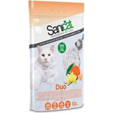 Sanicat Mandalina Vanilya Kokulu Topaklanan İnce Taneli Bentonit Kedi Kumu 10 lt