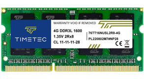Timetec 4 GB DDR3 1x4 1600 MHz Ram