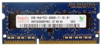 Hynix HMT325S6BFR8C-G7 2 GB DDR3 1x2 1066 MHz Ram