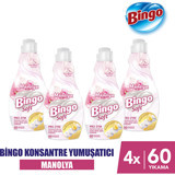 Bingo Soft Konsantre Manolya 240 Yıkama Yumuşatıcı 4x1.44 lt