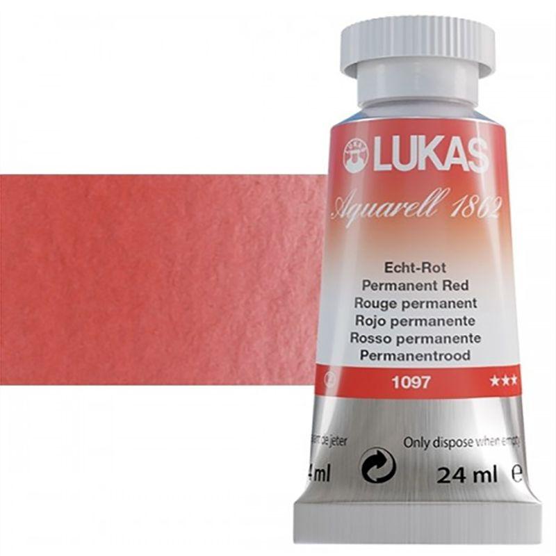 Lukas 1097 Permanent Red Tüp Sulu Boya