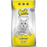 Quik Pudra Kokulu Topaklanan İnce Taneli Bentonit Kedi Kumu 5 lt