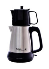 Tefal Tea Expert Porselen Demlikli 1650 W Çelik Gövdeli Siyah Çay Makinesi