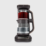 Karaca Çaysever Robotea Pro Connect 4 in 1 Konuşan Cam Demlikli 2500 W Çelik Gövdeli Walnut Brown Çay Makinesi