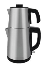 Grünberg Gr202 Sefam 2 IN 1 Çelik Demlikli 1850 W Çelik Gövdeli İnox Çay Makinesi