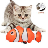 Tineke Hareketli Isırma Yavru-Yetişkin Balık Kedi Oyuncağı