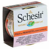 Schesir Tavuk-Karides Parça Etli Yaş Kedi Maması 6x70 gr